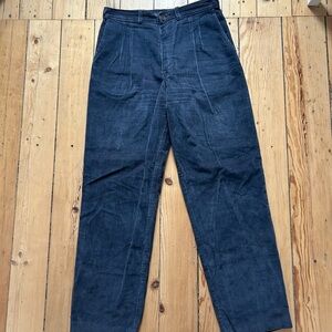 Vintage Men's Grey Corduroy Pants